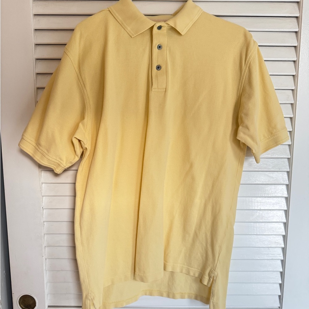 Vintage!! Jos. A. Bank Men’s Light Yellow Polo Shirt